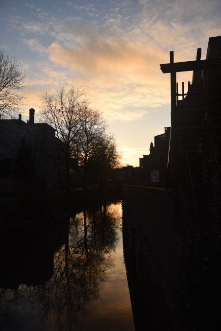 Sunset over Leuven, Belgium